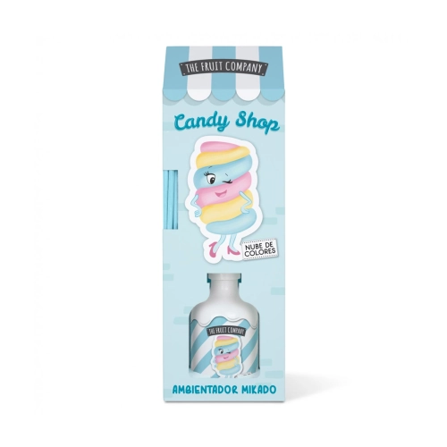 THE FRUIT COMPANY CANDY SHOP AMBIENTADOR MIKADO NUBE DE COLORES - Imagen 2