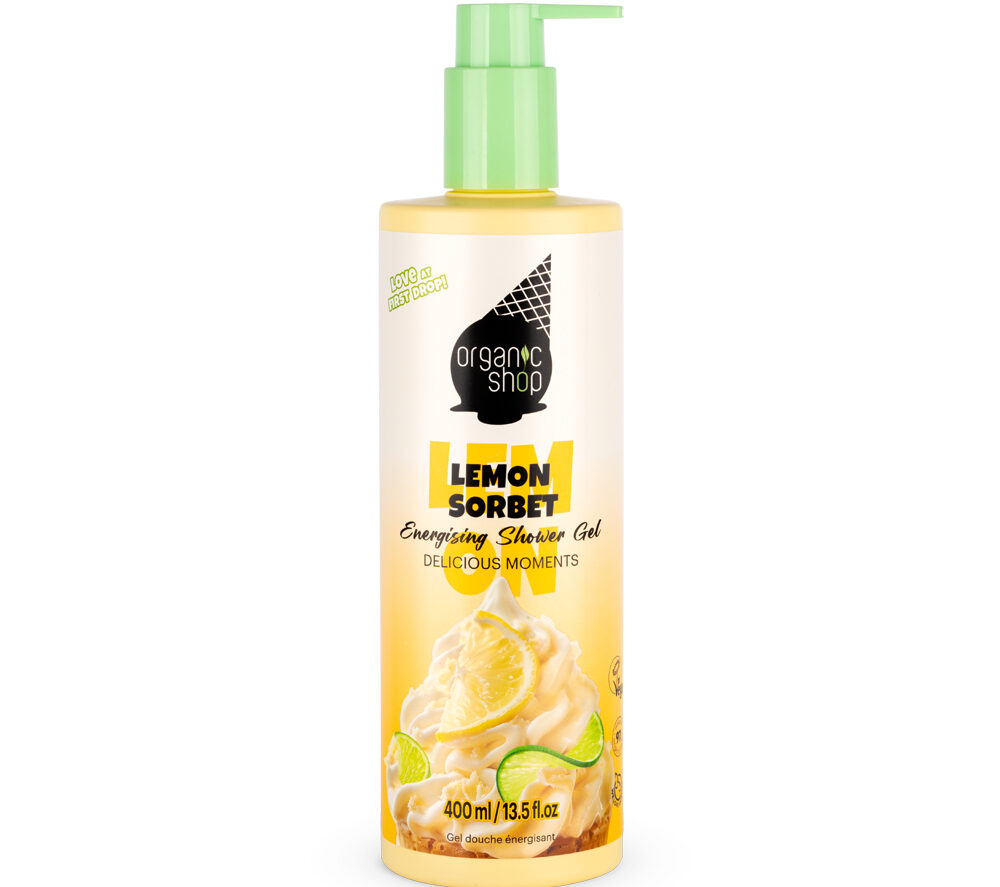 ORGANIC SHOP GEL DE DUCHA ENERGIZANTE SORBETE DE LIMÓN HELADO