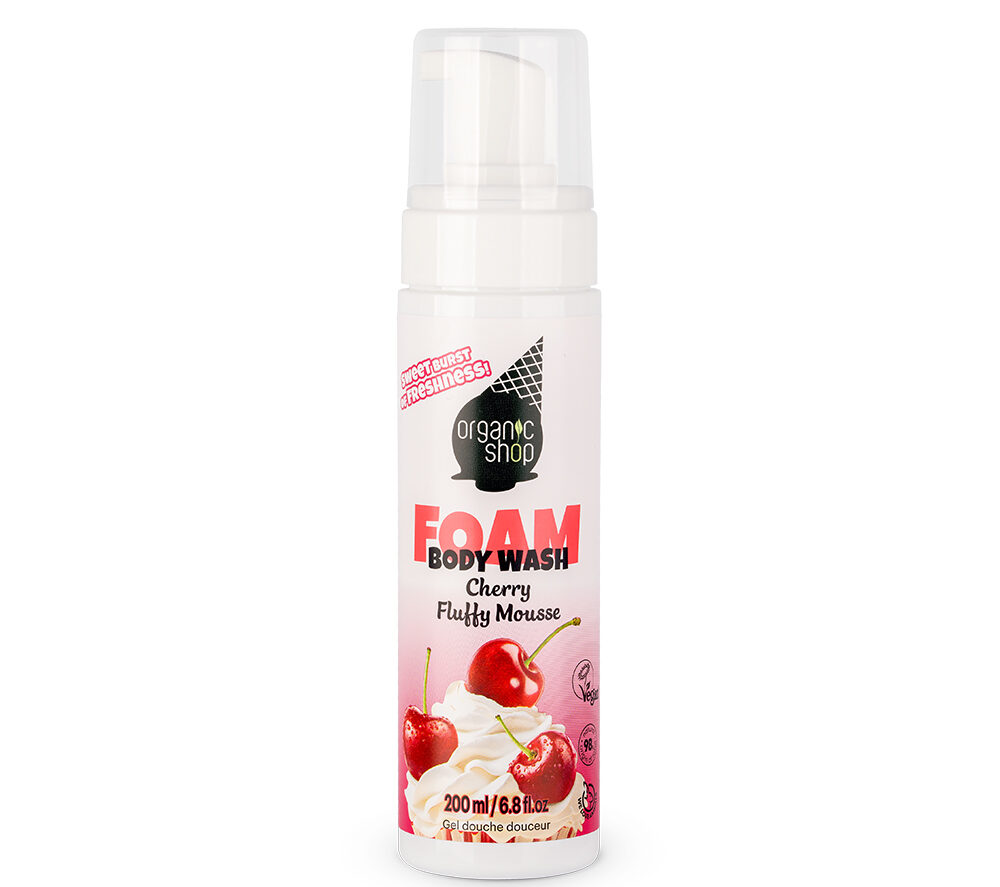 ORGANIC SHOP GEL DE DUCHA MOUSSE CEREZA ESPONJOSA