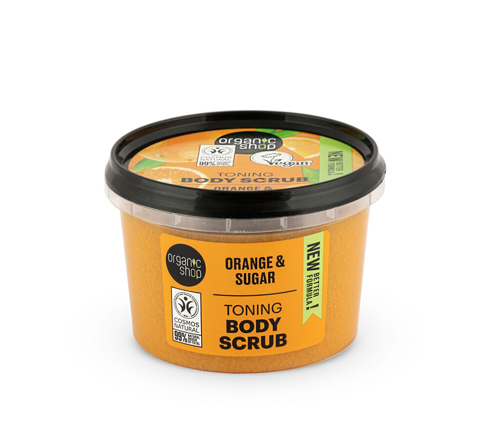 ORGANIC SHOP EXFOLIANTE CORPORAL TONIFICANTE DE NARANJA CLEMENTINA