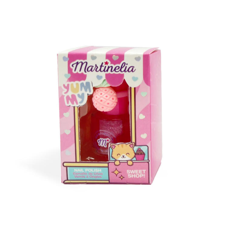 MARTINELIA SET ESMALTE PURPURINAS Y ANILLO PIÑA