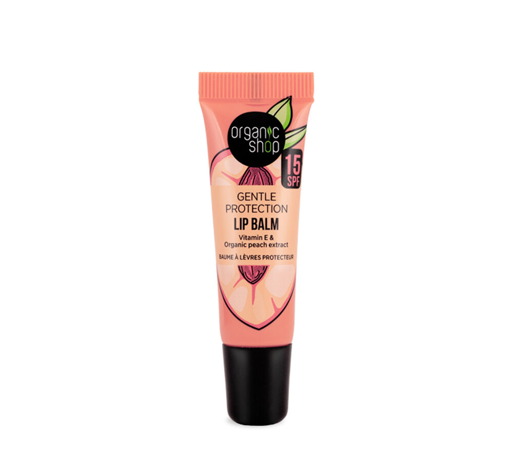 ORGANIC SHOP BÁLSAMO LABIAL SPF 15 VITAMINA E Y MELOGOTÓN ECOLÓGICO