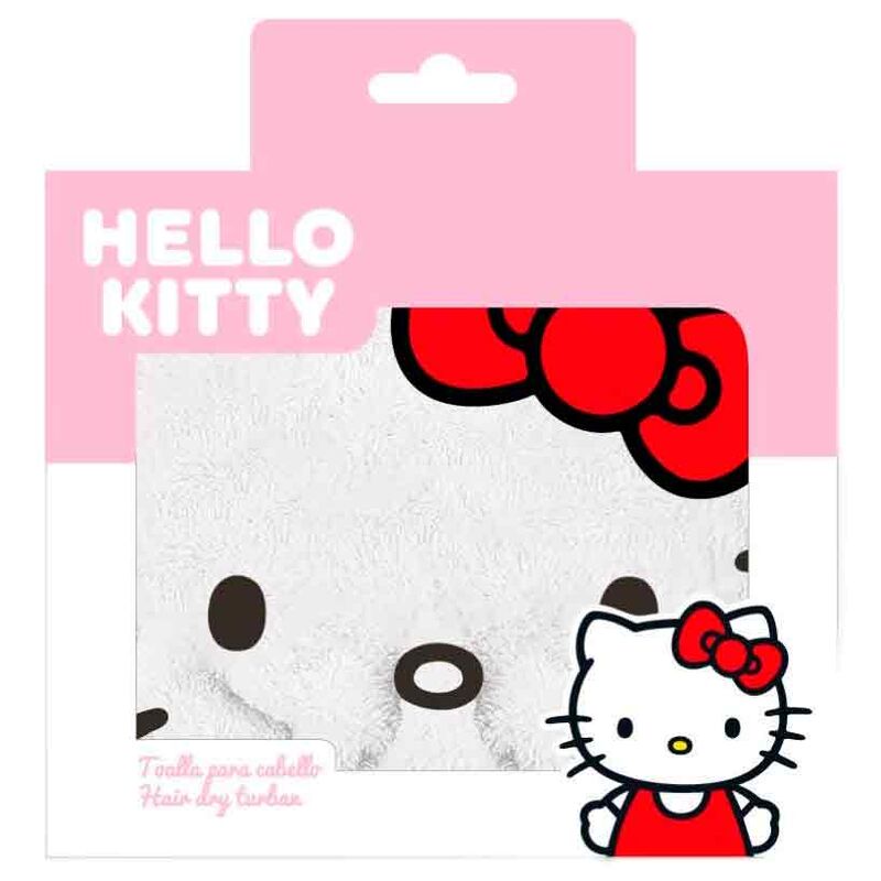 TOALLA CABELLO HELLO KITTY