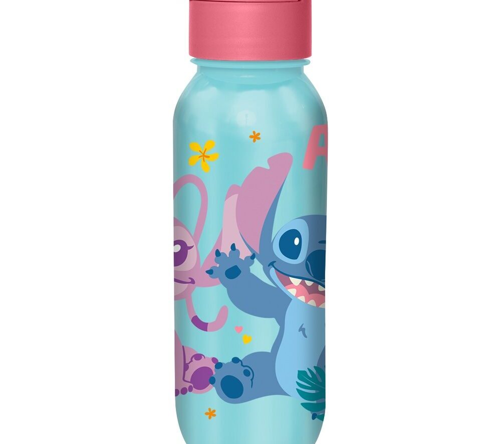 CANTIMPLORA DE ALUMINIO STITCH Y ANGEL 500ML