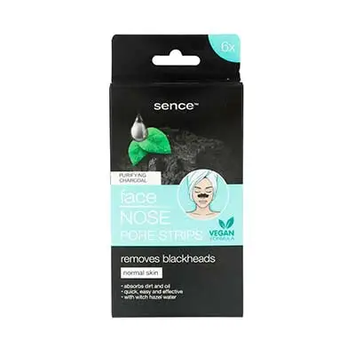 SENCE BEAUTY TIRAS PARA PUNTOS NEGROS CARBÓN ACTIVO