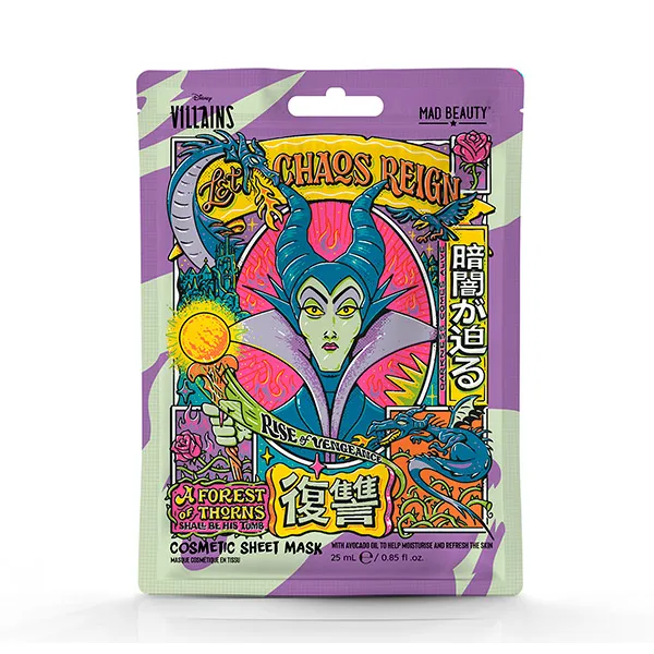 MAD BEAUTY MASCARILLA FACIAL DISNEY VILLAINS MALÉFICA