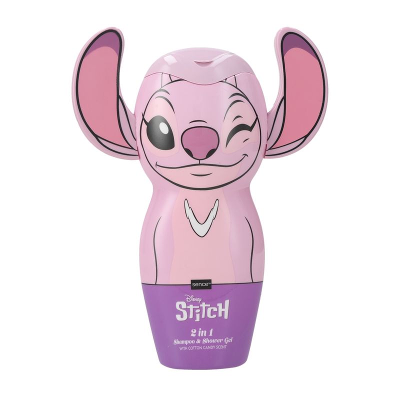SENCE DISNEY STITCH Y ANGEL CHAMPÚ Y GEL ALGODÓN DE AZÚCAR