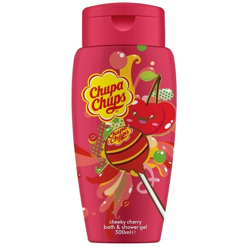 CHUPA CHUPS GEL DE BAÑO Y CHAMPÚ DE CEREZA FRESCA