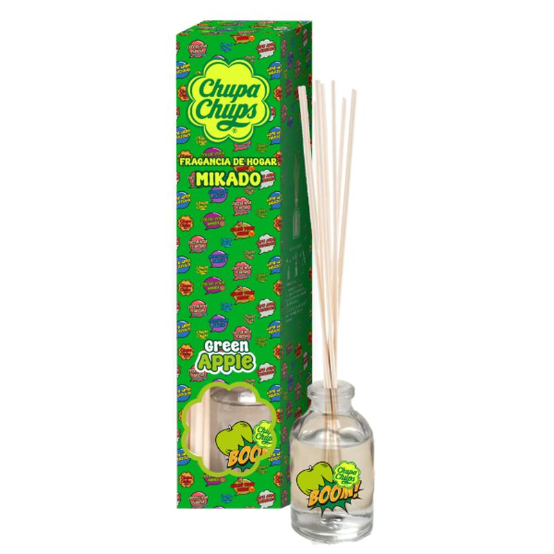 CHUPA CHUPS COMIC POP MIKADO DE MANZANA VERDE