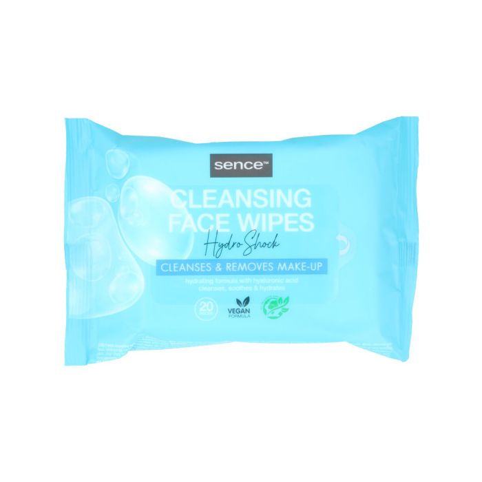 SENCE BEAUTY TOALLITAS LIMPIADORAS 3 EN 1 HYDRO AQUA