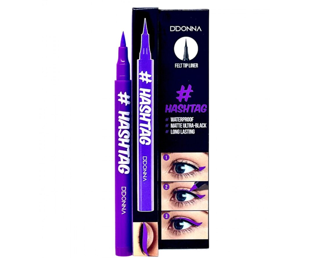 DONNA COSMETICS EYELINER GRAN PRECISIÓN #HASTAG MORADO INTENSO