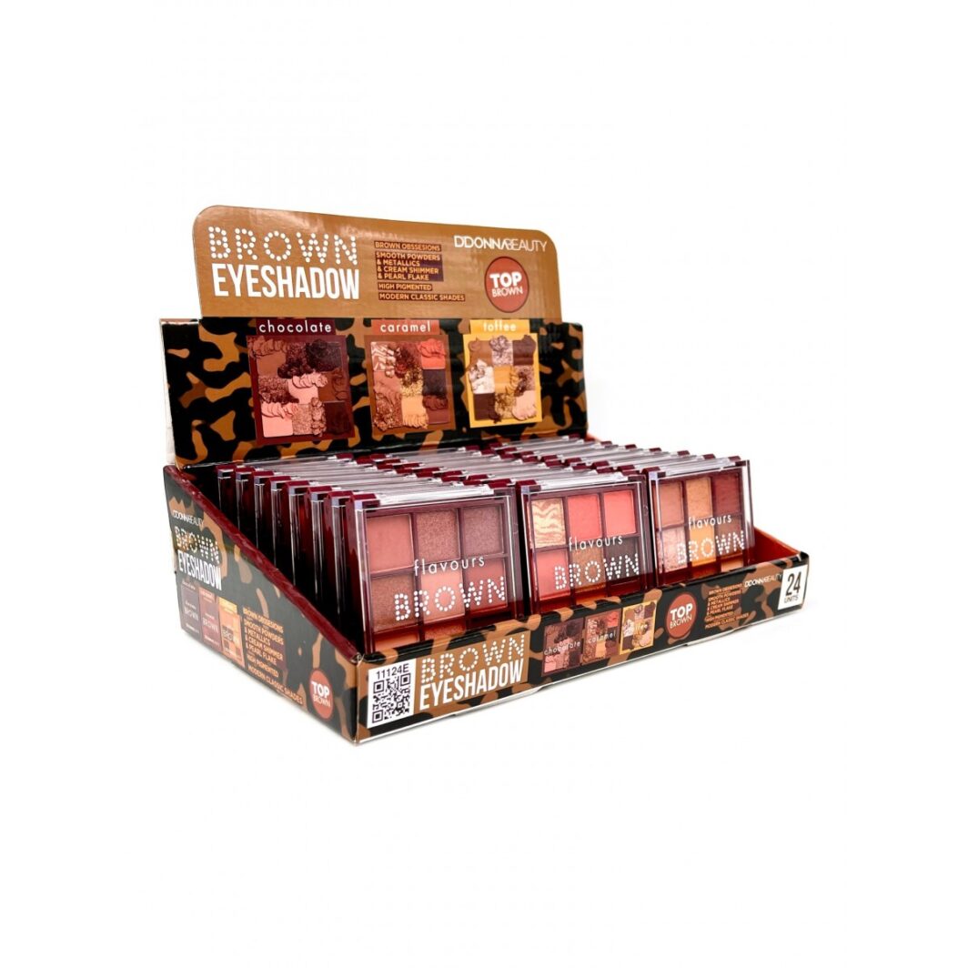 DONNA COSMETICS PALETA DE SOMBRAS BROWN FLAVOURS - Imagen 2