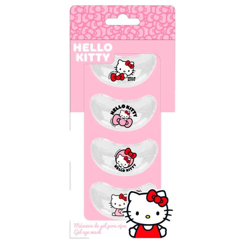 HELLO KITTY SET DE 4 PARCHES DE HIDROGEL FRÍO CALOR PARA CONTORNO