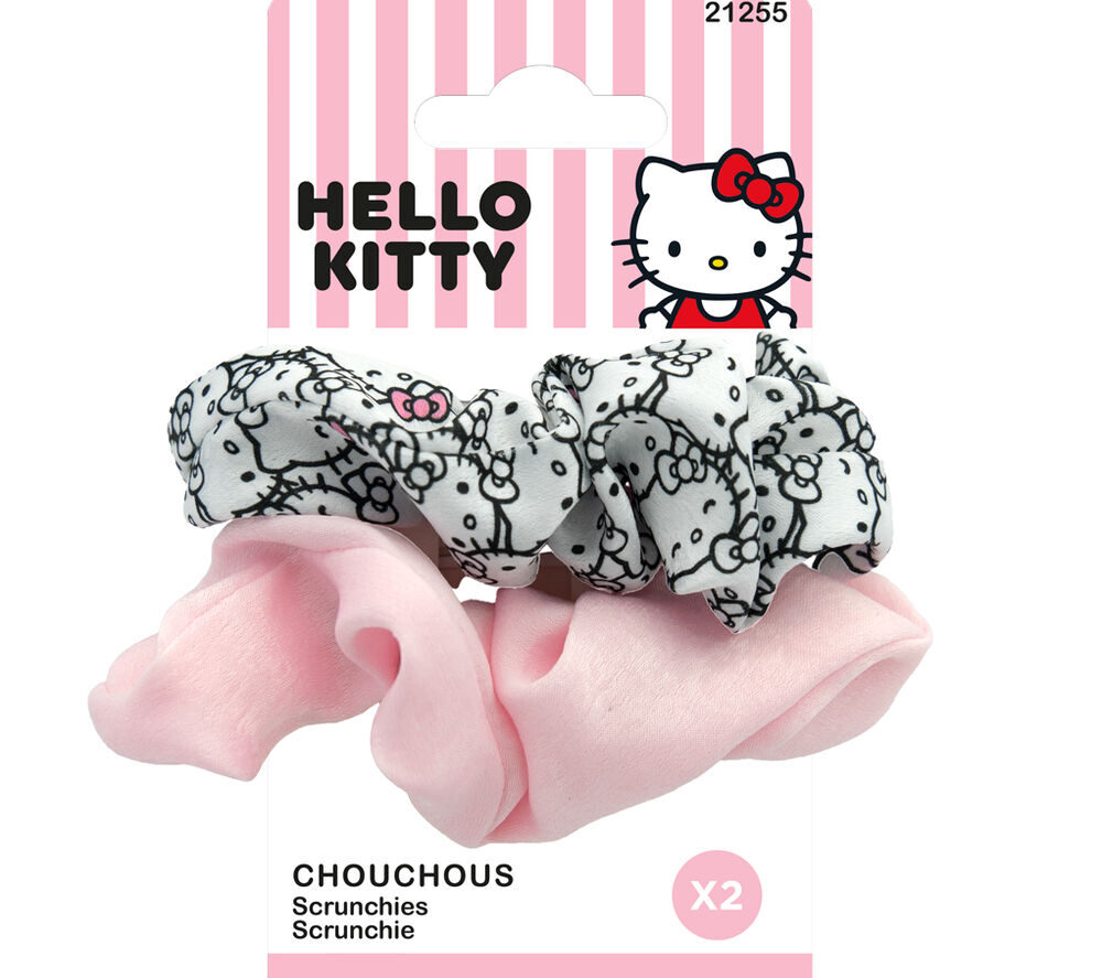 HELLO KITTY BLISTER 2 COLETEROS SCRUNCHIES