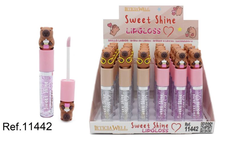 LIPGLOSS SWEET SHINE CAPIBARA LETICIA WELL