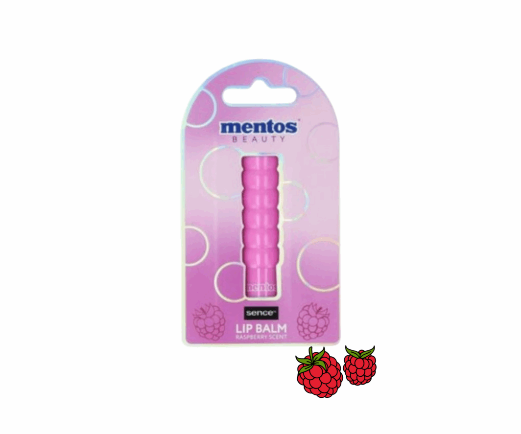 SENCE MENTOS BÁLSAMO LABIAL DE FRAMBUESA CANDY ROLL