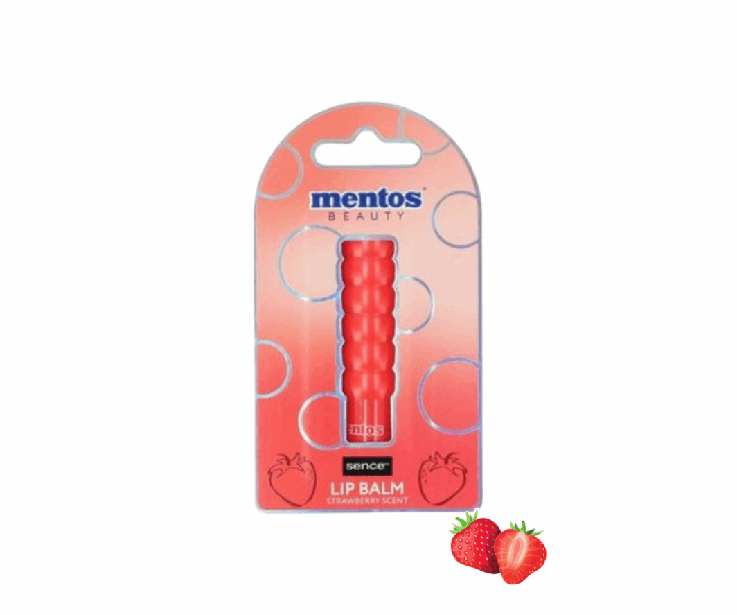 SENCE MENTOS BÁLSAMO LABIAL DE FRESA CANDY ROLL