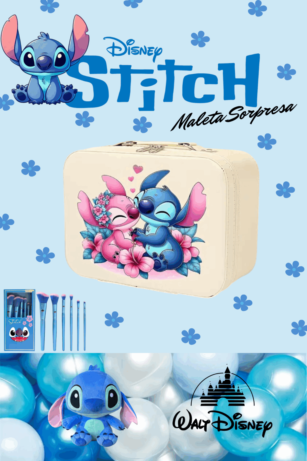 MALETA FANTASÍA - STITCH DISNEY