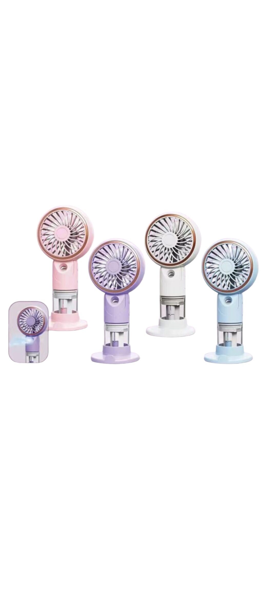 VENTILADOR HUMIFICADOR PARA SKINCARE 2 EN 1 MINI FAN