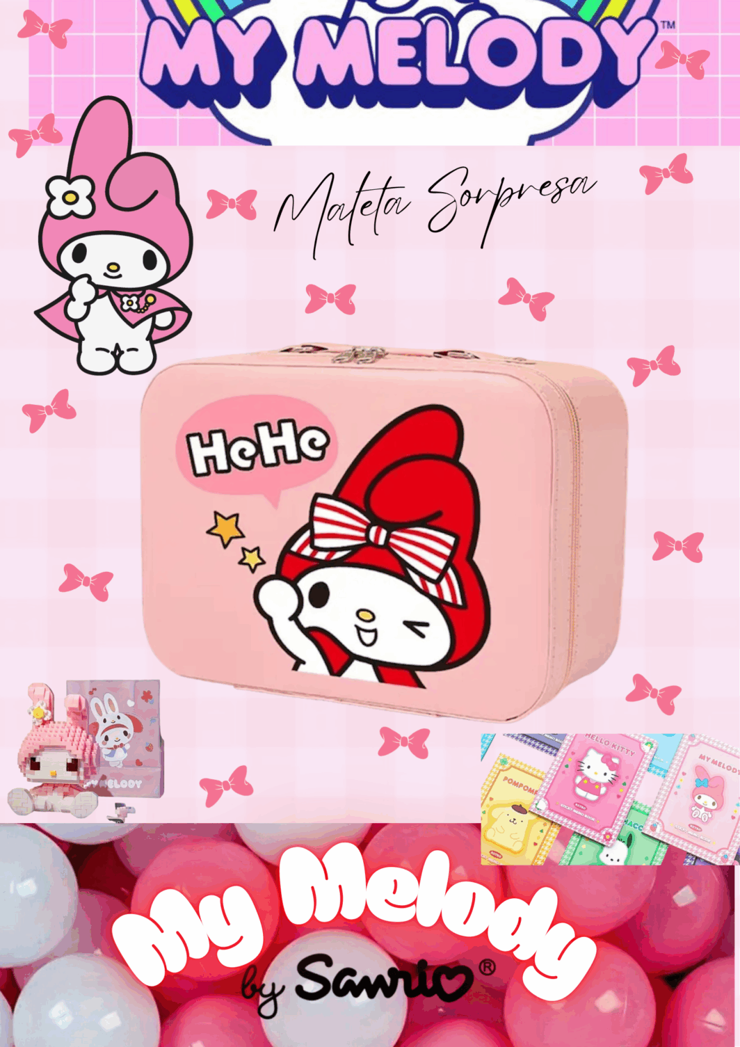 MALETA FANTASÍA - MY MELODY SANRIO