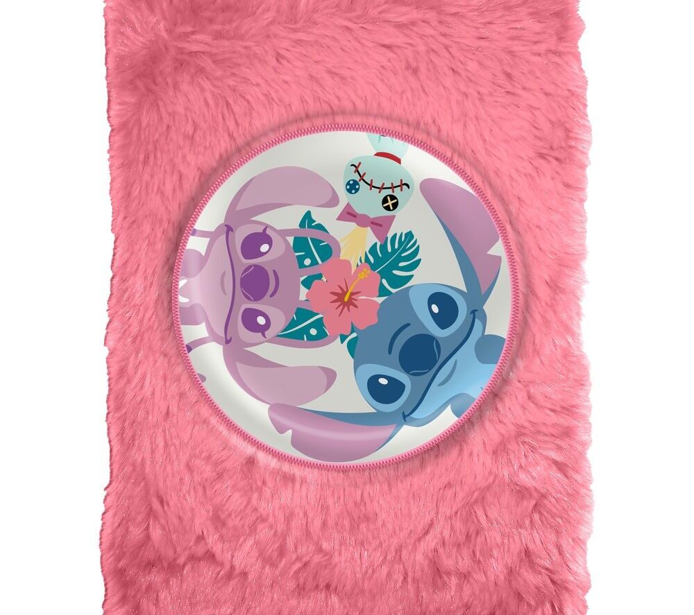CUADERNO DE PELUCHE A5 STITCH Y ANGEL DISNEY