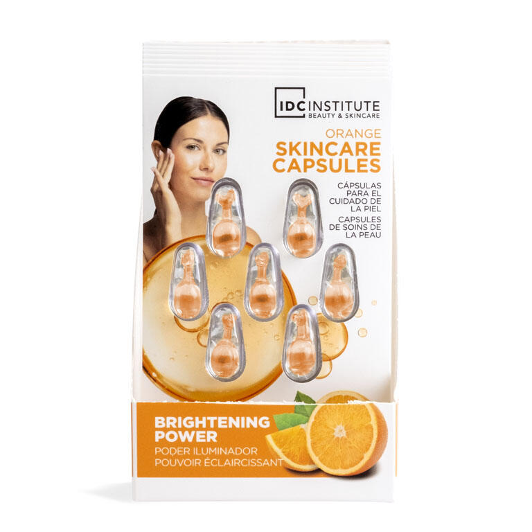 IDC INSTITUTE CÁPSULAS FACIALES ELEMENTOS NATURALES DE NARANJA