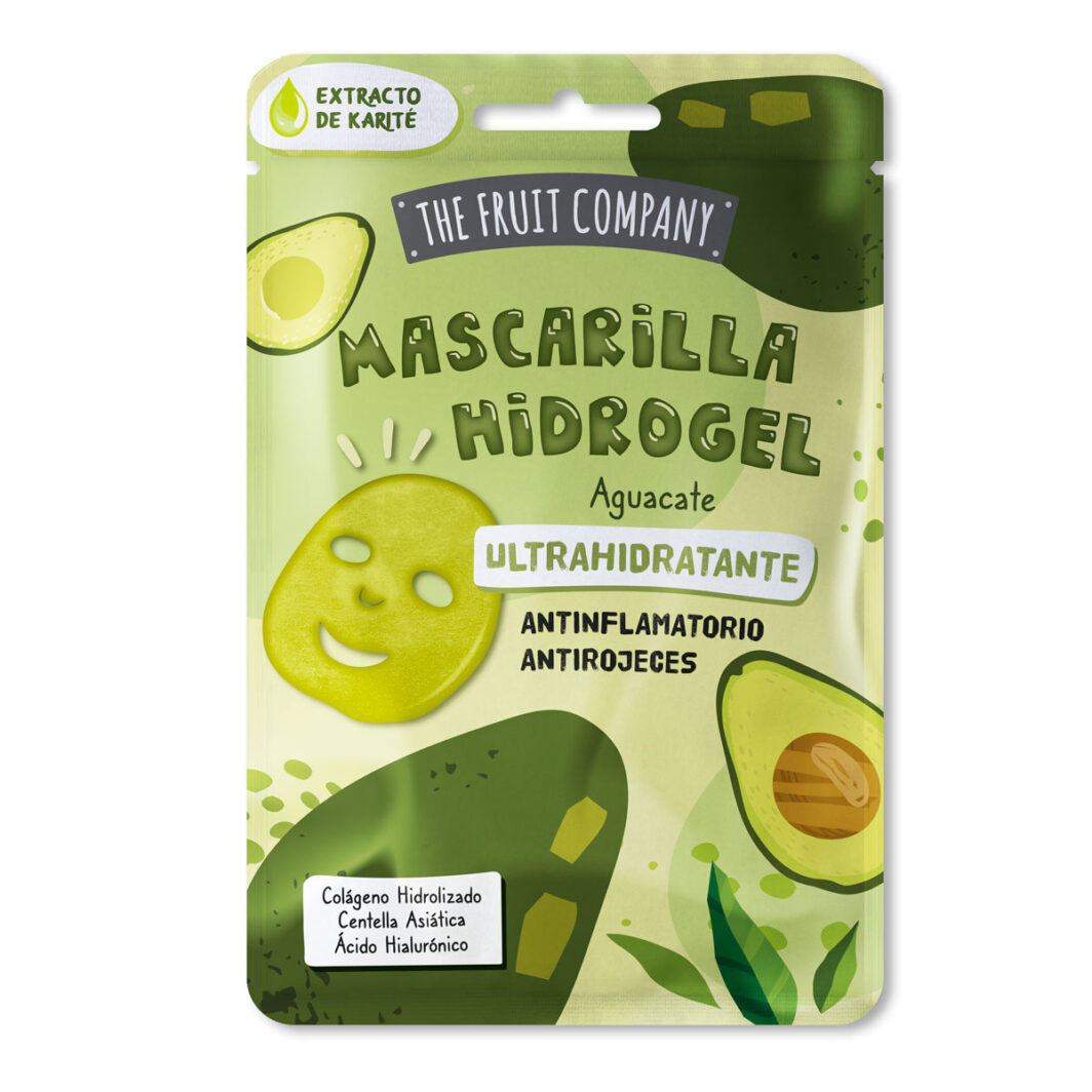 THE FRUIT COMPANY MASCARILLA FACIAL HIDROGEL AGUACATE ULTRAHIDRATANTE