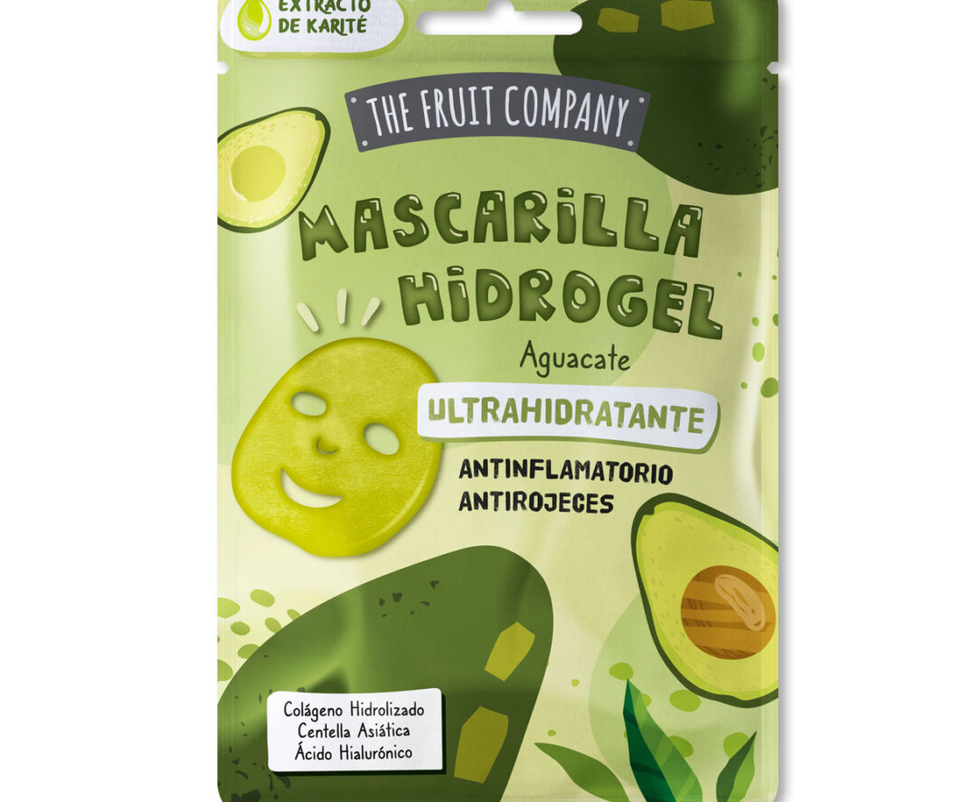 THE FRUIT COMPANY MASCARILLA FACIAL HIDROGEL AGUACATE ULTRAHIDRATANTE