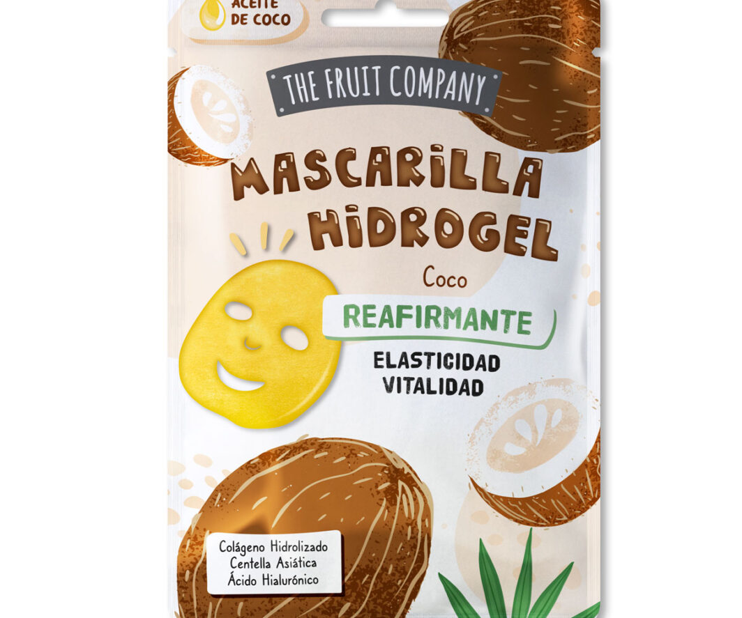THE FRUIT COMPANY MASCARILLA FACIAL HIDROGEL COCO REAFIRMANTE