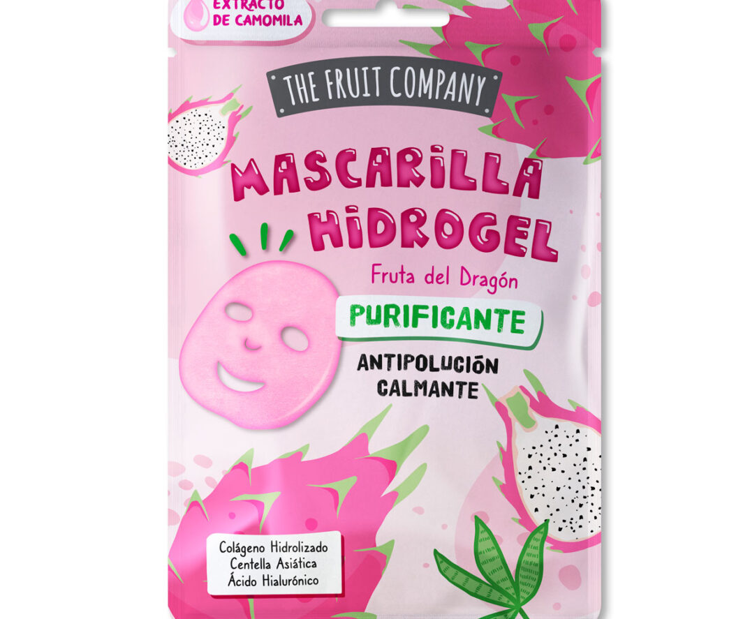 THE FRUIT COMPANY MASCARILLA FACIAL HIDROGEL FRUTA DEL DRAGÓN PURIFICANTE