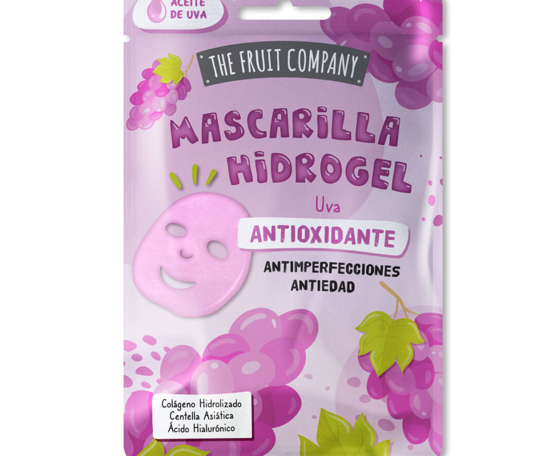THE FRUIT COMPANY MASCARILLA FACIAL HIDROGEL UVA ANTIOXIDANTE