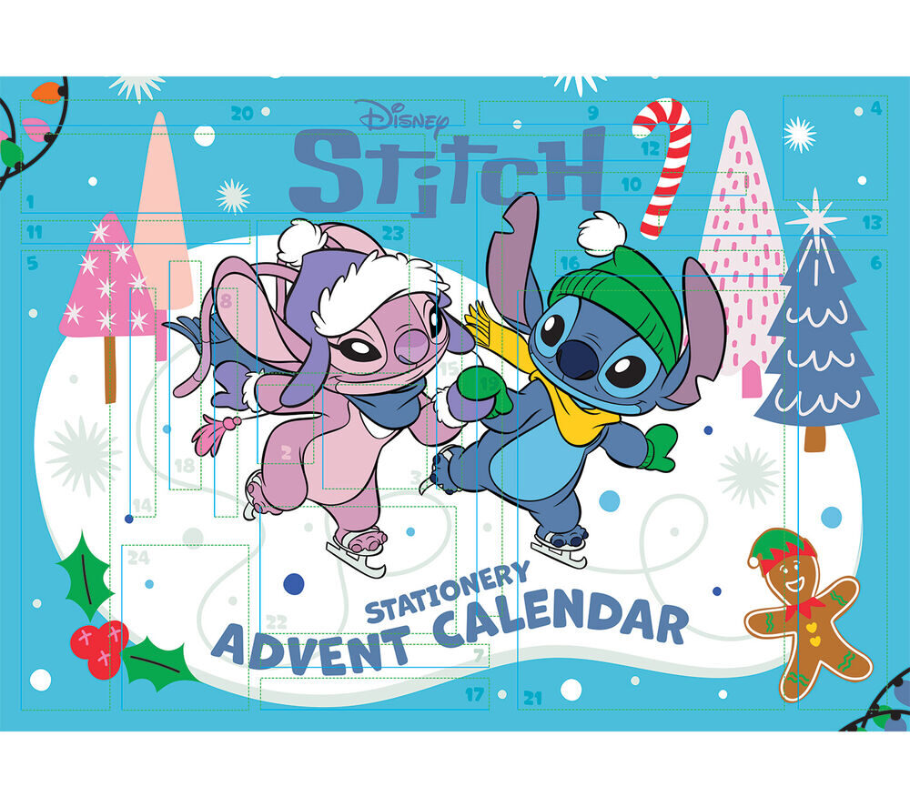 CALENDARIO DE ADVIENTO STITCH Y ÁNGEL DISNEY