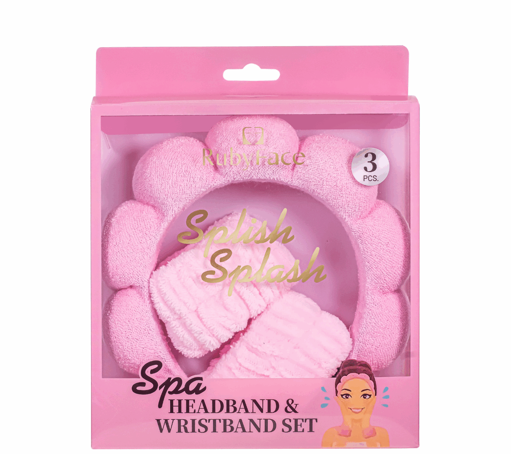 RUBY FACE COFRE DE SKINCARE FELPA DE NUBE Y CEPILLO FACIAL ROSA