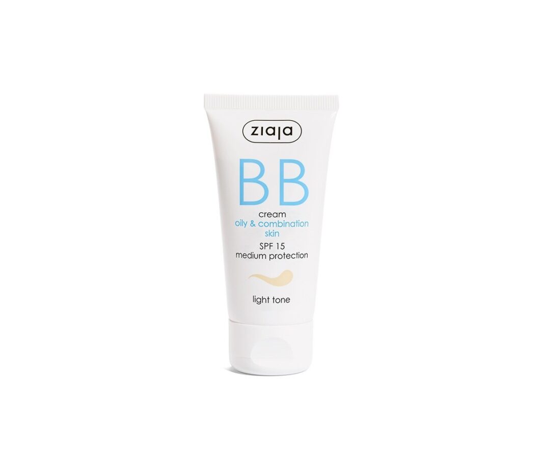 ZIAJA BB CREAM PIEL MIXTA - GRASA Y SENSIBLE TONE LIGHT SPF 15