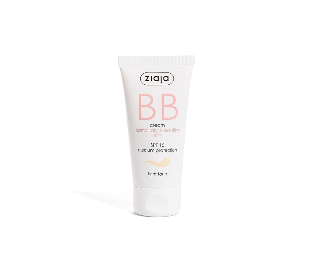 ZIAJA BB CREAM PIEL SECA - SENSIBLE Y NORMAL TONE LIGHT SPF 15