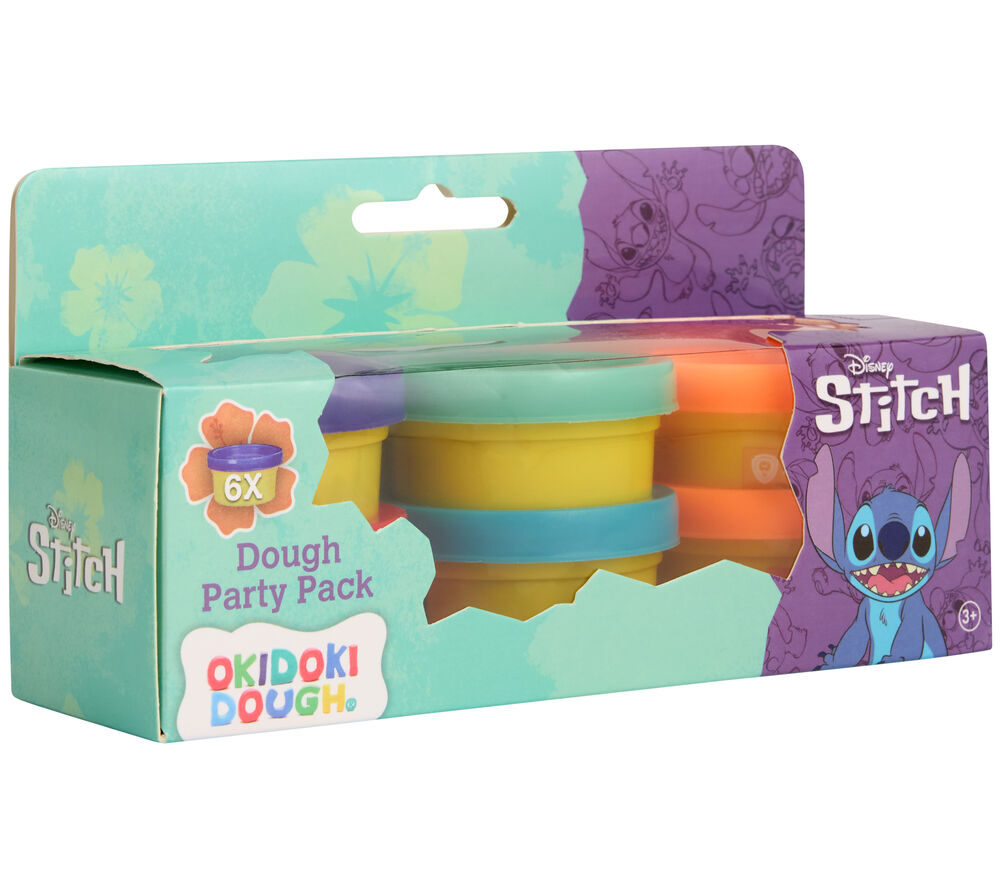 OKIDOKI DISNEY BLISTER 6 BOTES DE PLASTILINAS LILO Y STITCH +3