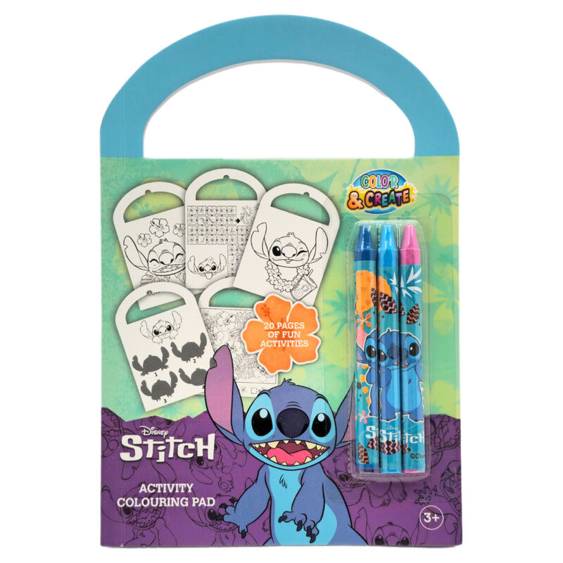 SET DE ACTIVIDADES Y COLOREAR STITCH DISNEY