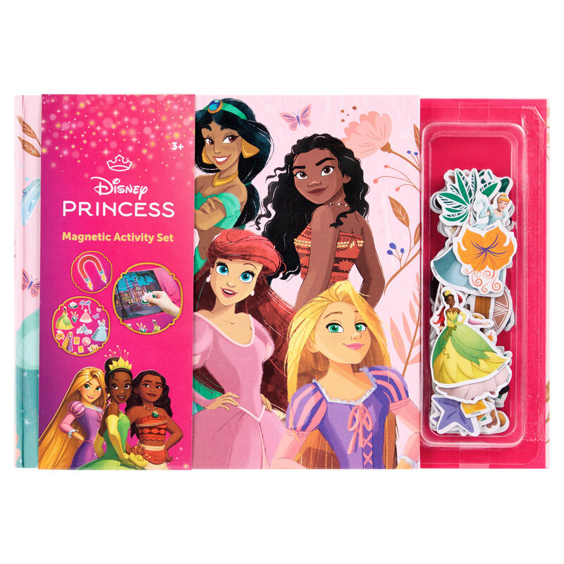 LIBRO MAGNÉTICO Y STICKERS PRINCESAS DISNEY