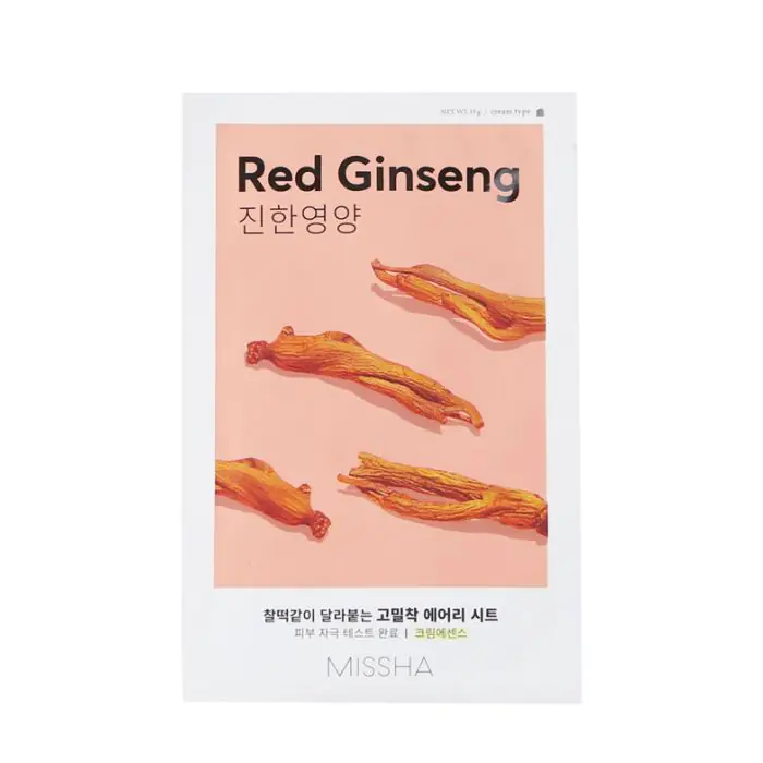 MISSHA MASCARILLA FACIAL AIRY FIT GINSENG ROJO