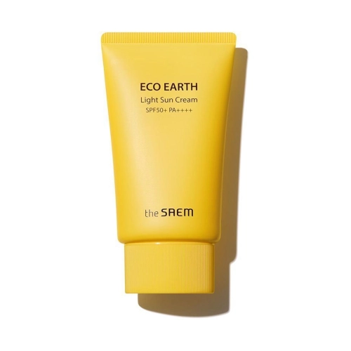 THE SAEM ECO EARTH CREMA SOLAR FACIAL LIGERO SPF50+ PA++++