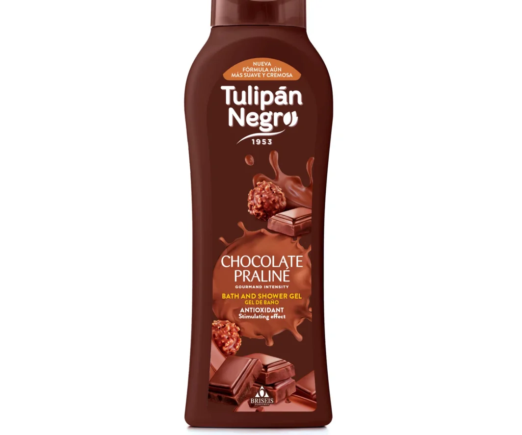 TULIPÁN NEGRO GEL DE BAÑO CHOCOLATE PRALINÉ