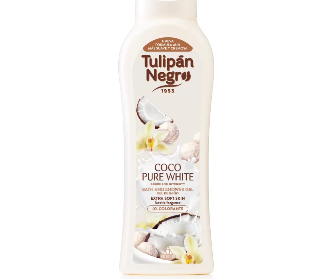 TULIPÁN NEGRO GEL DE BAÑO CREMOSO PURO COCO BLANCO