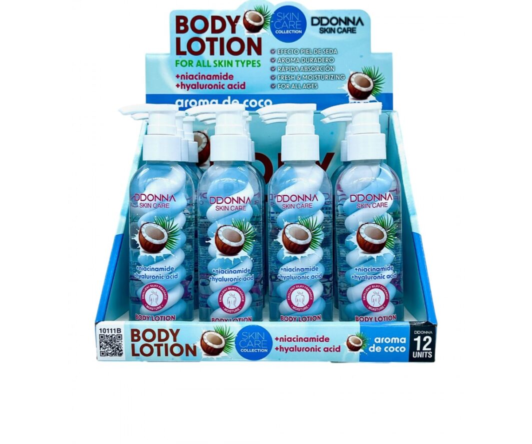 DONNA COSMETICS LOCIÓN CORPORAL ESPIRAL NIACINAMIDA Y COCO