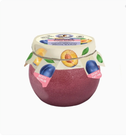 MAMA PHARMELIA EXFOLIANTE CORPORAL RENOVADOR CON CIRUELAS DE GRANJA