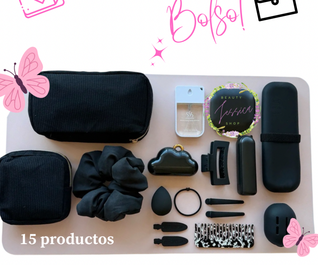 PACK 12 ESENCIALES PARA EL BOLSO JESSICA