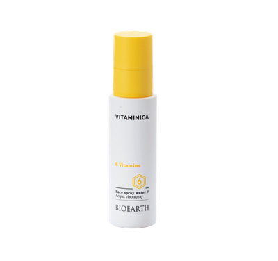 VITAMINICA BIOEARTH BRUMA FACIAL HIDRATANTE CON 6 VITAMINAS