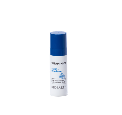 VITAMINICA BIOEARTH CONTORNO DE OJOS EN GEL REFRESCANTE VITAMINA B5 Y ARÁNDANOS