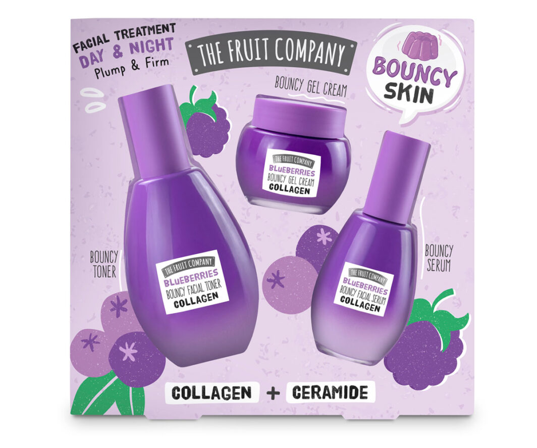 THE FRUIT COMPANY SET TRATAMIENTO FACIAL MORAS COLÁGENO TÓNICO + CREMA + SERUM