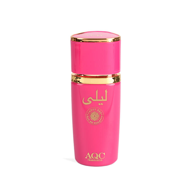 AQC FRAGANCES PERFUME ÁRABE LEYLA RED CANDY 60ML - Imagen 2