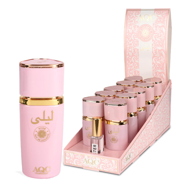 AQC FRAGANCES PERFUME ÁRABE LEYLA NUDE PINK YARAH 60ML